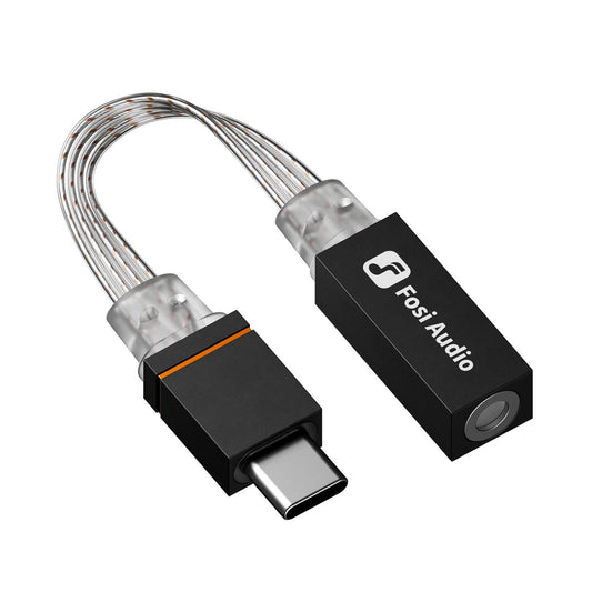 Fosi Audio D2 3.5mm to Type-C Adapter Headphone Amp